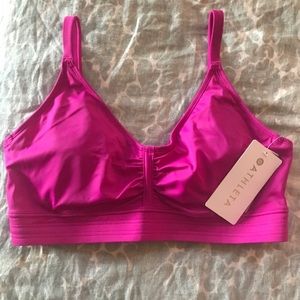 NWT Athleta pink bikini top. 38 B/C